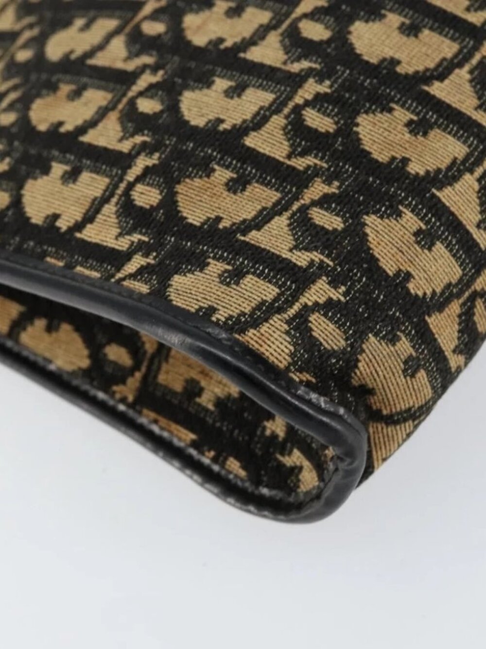 Christian Dior Trotter Canvas Shoulder Bag Navy Auth - Picture 11 of 16